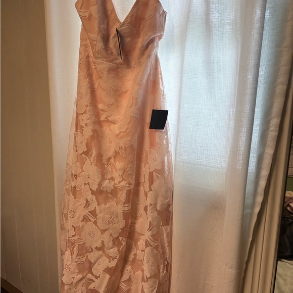 Lulu's Blush Floral Maxi Dress - Picture 2 of 5
